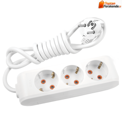 Viko Multi-Let Üçlü Grup Priz Topraklı 5 Metre Beyaz (Çocuk Korumalı) 90113305